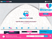 Tablet Screenshot of mybetterhalf.com